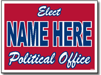 Political Yard Sign Template - Design P22 Elect