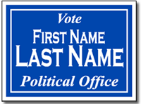 Political Yard Sign Template - Design P41 Vote