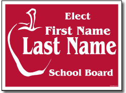 Political Yard Sign Template - Design P81A Elect