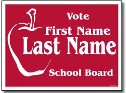 Political Yard Sign Template - Design P81A Vote
