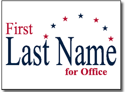 Political Yard Sign Design PSSW - One Click Kit