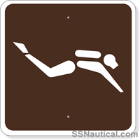 Scuba Diving - 24x24 Marine Sign