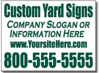 Simple and Plain Bandit Yard Sign