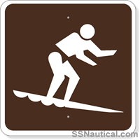 Surfing - 24x24 Marine Sign