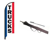 Trucks Feather Flag Kit with Spike Base