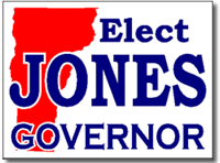 Vermont Political Yard Sign With Stands