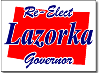 Wyoming Political Yard Sign With Stands