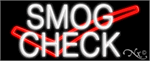 Smog Check Neon Sign - Regular Design