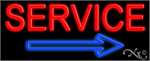 Service Neon Sign - Regular Design