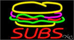 Subs Neon Sign - Large Size Design