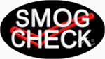 Smog Check Neon Sign - Oval Design