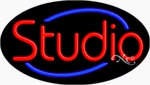 Studio Neon Sign - Oval Design