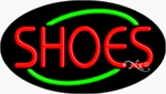 Shoes Neon Sign - Oval Design