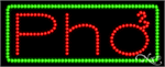 Pho LED Sign - Regular Design