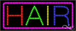 Hair LED Sign