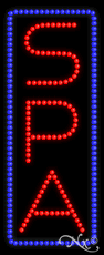 Spa - Vertical Design - LED Sign - Regular Design