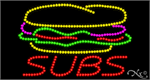 Subs - LED Sign - Regular Design