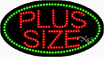 Plus Size LED Sign - Flashing Design