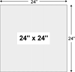 Blank Corrugated Plastic Blanks - 24x24 Yard Signs Blank Corrugated Plastic Blanks - 24x24 Yard Signs