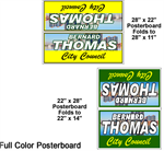 Digitally Printed Poster Board Yard Signs