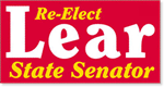 Political Bumper Stickers - Two Color - 3 3/4