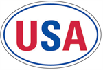 Oval Bumper Stickers - #408 Two Color - 4