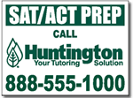 Huntington Learning Center Yard Sign Design