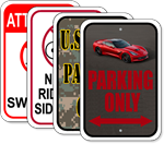 Custom Full Color Parking Sign 12 x 18