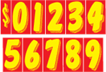 11 1/2 Inch Tall Red & Yellow Starte11 1/2 Inch Tall Red & Yellow Starter Kit - For Car Dealershipsr Kit