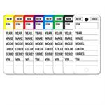 Color Stripe Key Tags (250 per box)