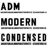Gemini Sign Letter Set - 100 Character Set (8'' Letter on 9 7/8'' Panel)