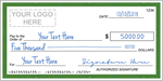 Giant Check Custom Colors