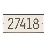 Hartford Modern Personalized Wall Plaque - Coastal Clay