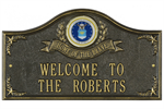 Air Force Address Plaque - Home of the Brave 