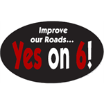 Lapel Stickers - #3137P Two Color - 1 1/2'' x 2 1/2'' Oval