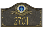 Air Force Address Plaque - Military Family - 1 Line