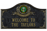 Army Address Plaque - Military Family - 2 Lines