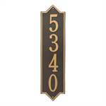 Norfolk Vertical Wall Plaque - Estate - Bronze / Gold