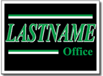 Political Yard Sign Design PSSW10 - Two Color Political Sign Design