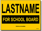 Political Yard Sign Design PSSW1 - One Click Kit - Political Sign Design