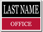 Political Yard Sign - Two Color Design