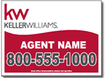 Keller Williams Real Estate Yard Sign Template with Logo