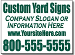 Simple and Plain Bandit Yard Sign