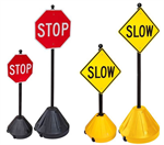 Portable Pole Signs for Parking Signs