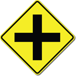 Cross Road Symbol Sign