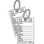 Traditional Key Tags - For use with Auto Dealerships