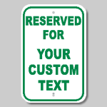 Reserved For Custom Sign Designer